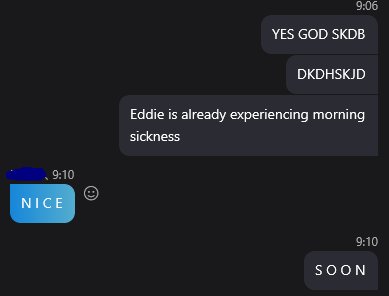 trickscd's tweet image. update on #EatingForTwo btw