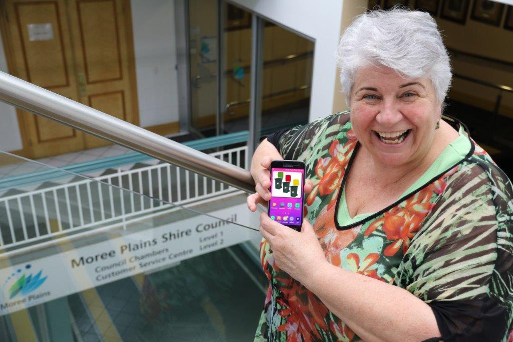 Mayor Katrina Humphries loves the FREE MPSC Waste App, "Have you installed it yet?”  

The MPSC WASTE App can be downloaded free from the App Store for iPhone or Google Play for Android. Simply search 'Moree Council – Waste Services' on both platforms.