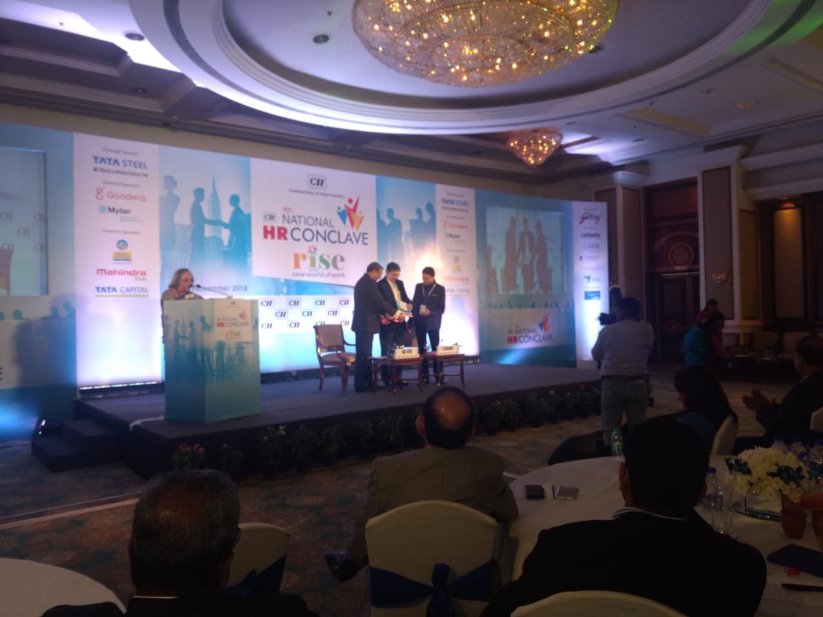 peoplestrong's tweet photo. Here are some highlights of the PeopleStrong unveiling of the white paper on #GigEconomy @CIIEvents with @udaykotak, T V Narendran & @PankajBansalPB. #HRTechThatMatters #FutureOfWork https://t.co/LttOz9Xdax