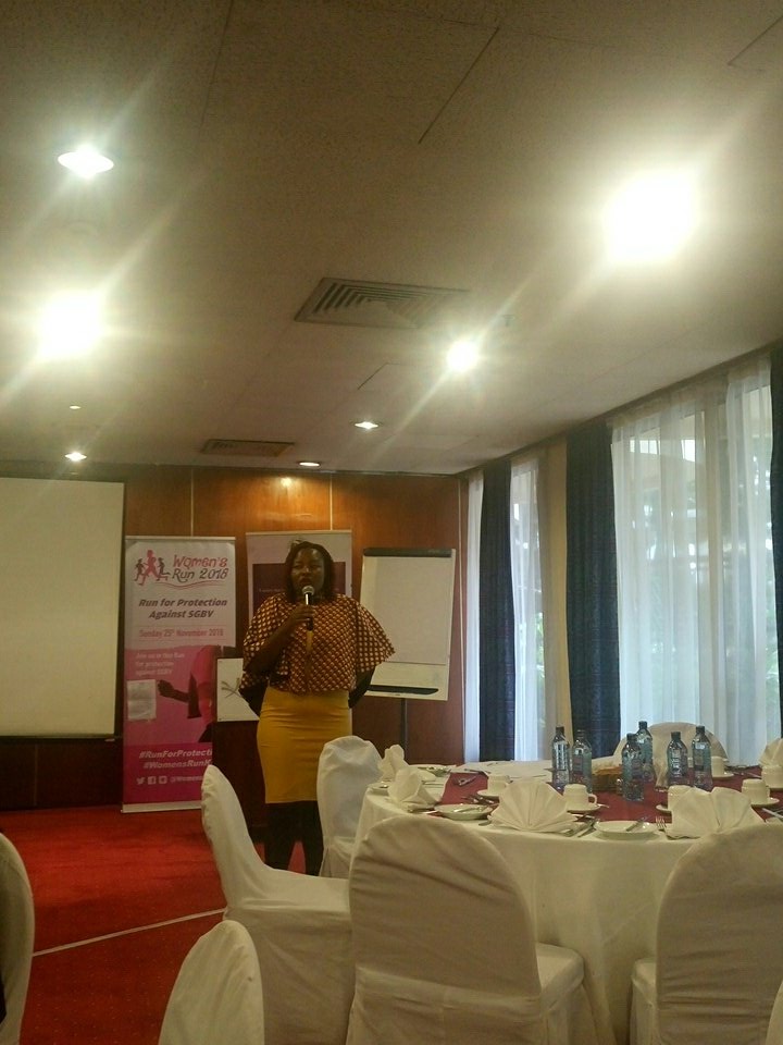 When we talk about the pregnant girls in Std 8 and Form 4, do we stop to ask, 'Who is impregnating these girls? Who is the father of these children?'~ Florence Machio 
#RunForProtection #WomensRunke #MediaBreakfast