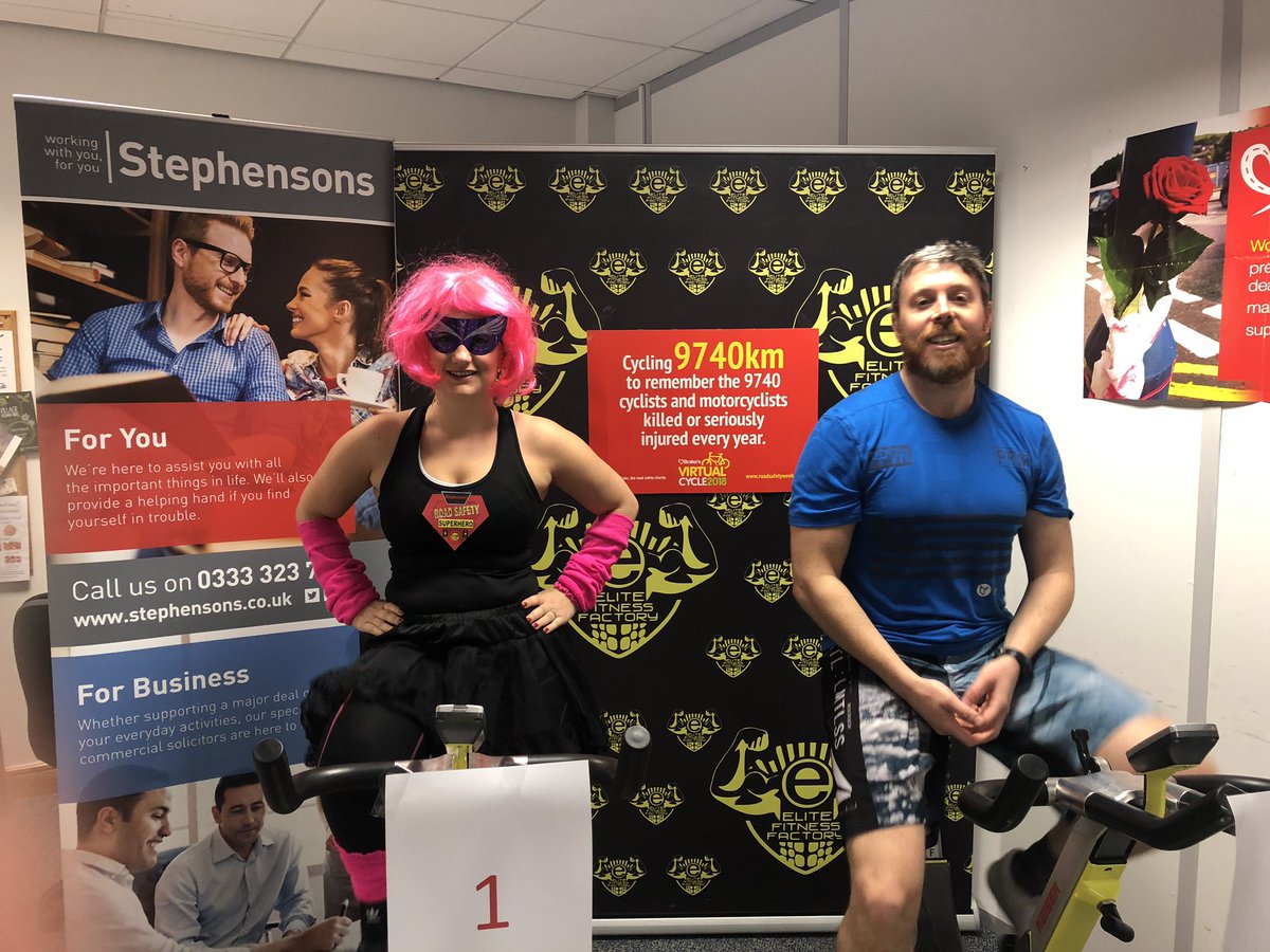 Sarah and Barry are up next for our #VirtualCycle for @Brakecharity #RoadSafetySuperheroes #RoadSafetyWeek don’t forget to sponsor us at stephensons.co.uk/site/blog/pers…