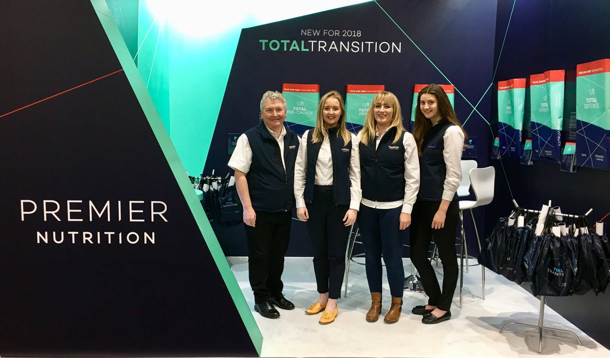 Premier Nutrition Stand 54 all set up and ready to roll for ⁦<a href="/AgriScot/">AgriScot</a>⁩ 2018 #bettertransition #totaltransition