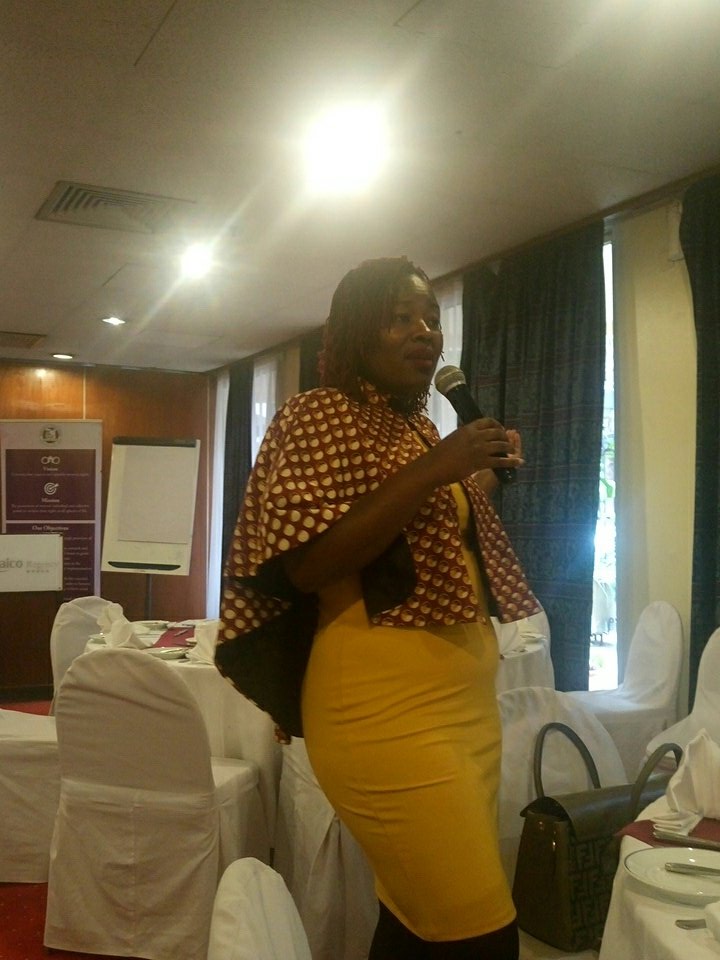 Sexual and gender-based violence doesn't just happen to poor women and children. It happens to all women and children regardless of class, ethnicity, religion, geography etc~ Florence Machio #RunForProtection #WomensRunke #MediaBreakfast