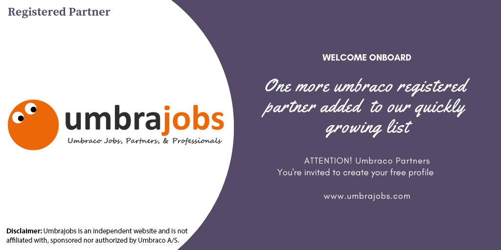 umbrajobs's tweet image. Welcome aboard @codesigntr. An Umbraco Registered Partner in Ankara (Turkey). If you're looking for assistance with an #Umbraco project you might want to check them out.  zurl.co/zGoN