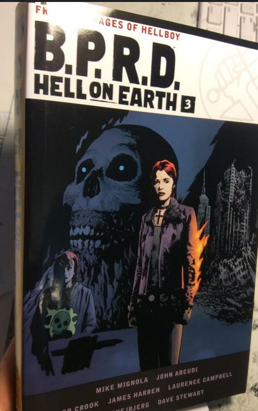Got my BPRD Hell on Earth vol.3 HC in the mail. Some of this stuff holds up okay. Proud to be amongst such great artists. This was my first five issue arc on BPRD back in 2012(?) 