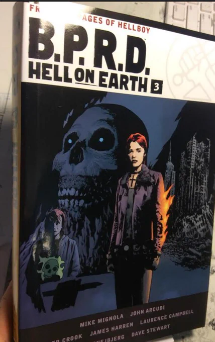 Got my BPRD Hell on Earth vol.3 HC in the mail. Some of this stuff holds up okay. Proud to be amongst such great artists. This was my first five issue arc on BPRD back in 2012(?) 