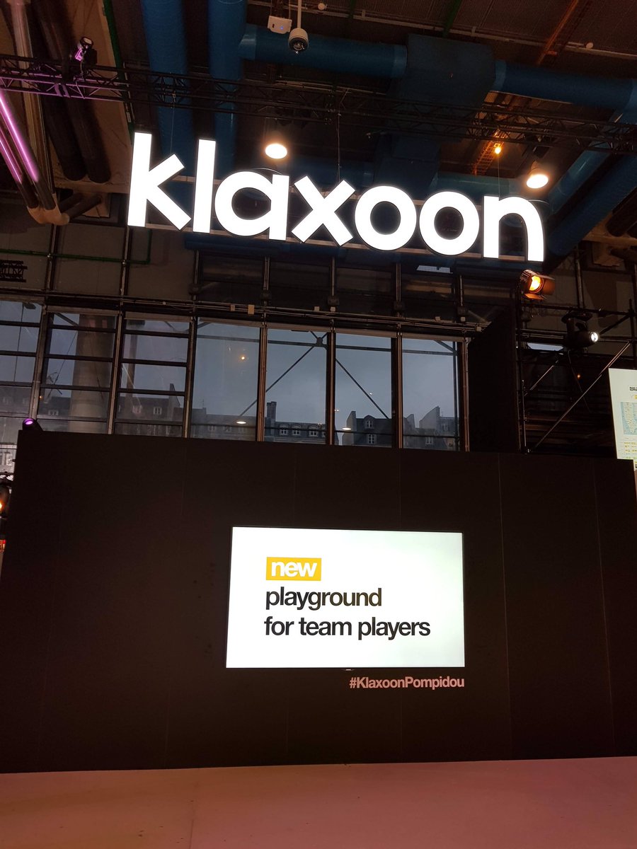 Blanketing's tweet photo. Encore un gros coup pour @KlaxoonFR 📢 qui va encore plus loin dans les usages digitaux au service de l’intelligence collective ! Hâte de télécharger l’application et de tester le nouveau module Questions ! https://t.co/QyPDillpSX #KlaxoonPompidou   cc @marie_dufeu https://t.co/G1HHpbygOp