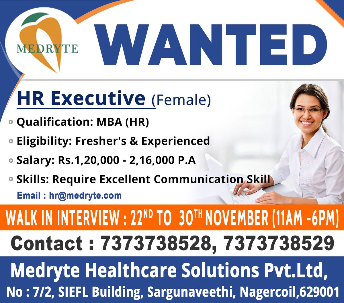 e_colleague's tweet photo. #HIRING #HR_Executive https://t.co/zZcPVA0rzu