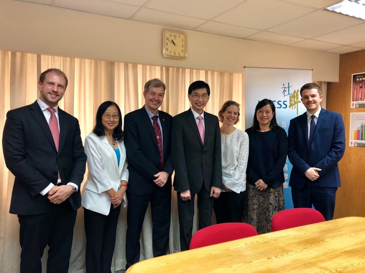 GovJersey's tweet photo. Jersey’s Chief Minister @John_Le_Fondre met founders of #HongKong based NGO, Golden Age Foundation, to discuss social issues and the Jersey initiative #callandcheck @JoeDickinsonJP @CallandCheck He has also been discussing the initiative with Hong Kong Council of Social Service https://t.co/7BRLCNuK9X