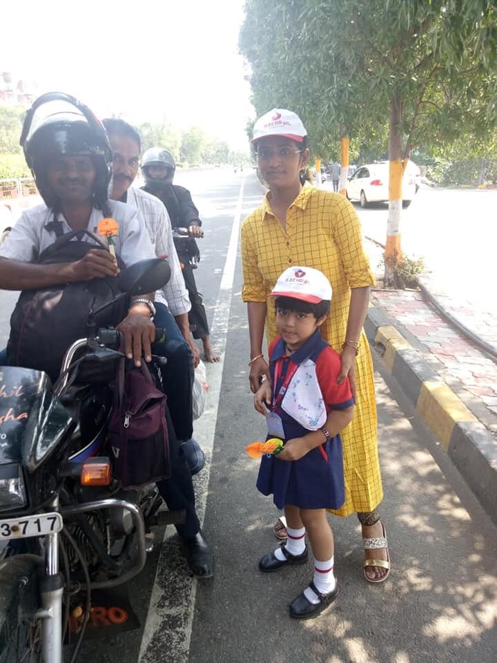 KonnectKid's tweet photo. Teaching kids road safety is a very crucial part of raising the young ones
Bachpan a Play School Muralinagar Visakhapatnam teaching road safety to toddlers and preschoolers 
KidKonnect Appeal Qualiserveis proud to be associated with you.

#Kidkonnect #schoolmanagement #Preschool https://t.co/EIVIbjmJpo