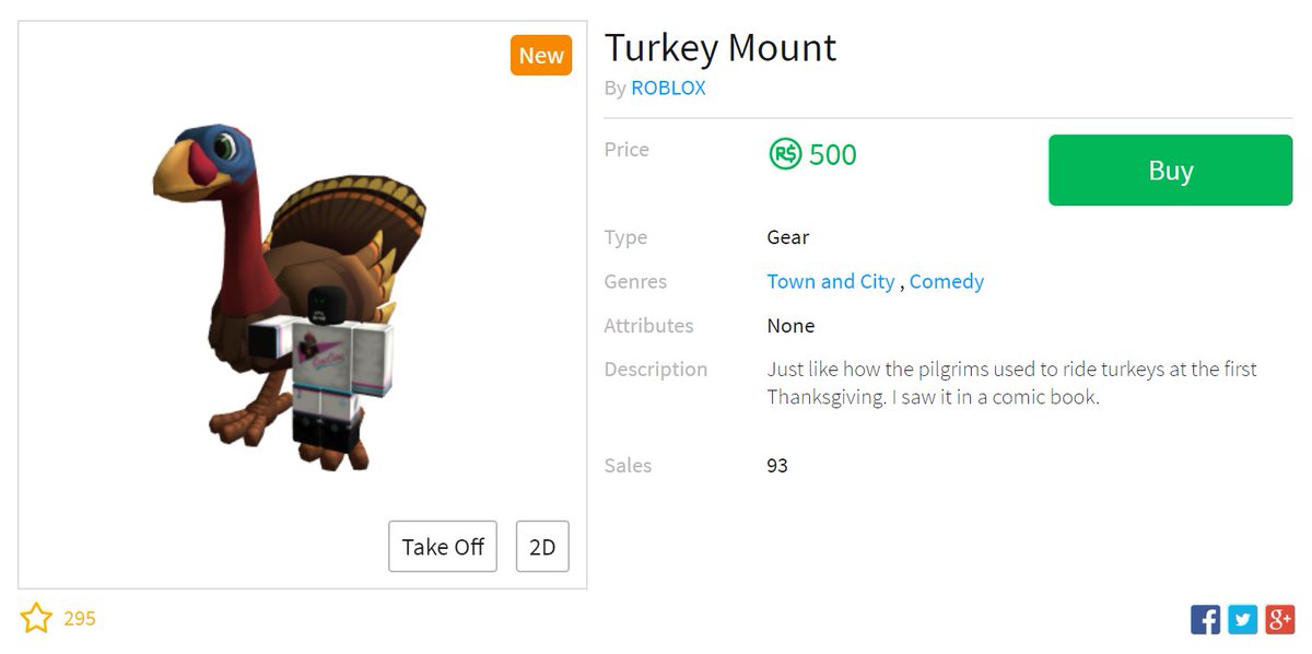 Lord Cowcow On Twitter Roblox Added A Try On Feature For Accessories Gears And Clothes Very Nice Update Although The Gear One Seems To Be A Bit Broken Unless The Turkey Is - roblox gears 2018