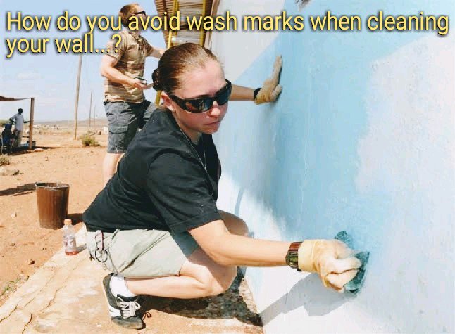 easycleantips's tweet photo. When washing walls always wash the entire wall bottom to top &amp; side-to-side.Wash an entire wall in a single session, using same type &amp; strength of #cleaning solution.Stopping a job before u finish the entire wall causes wash marks #walls #wallpapers #WednesdayWisdom #cleaningtips https://t.co/R41MGdCluy