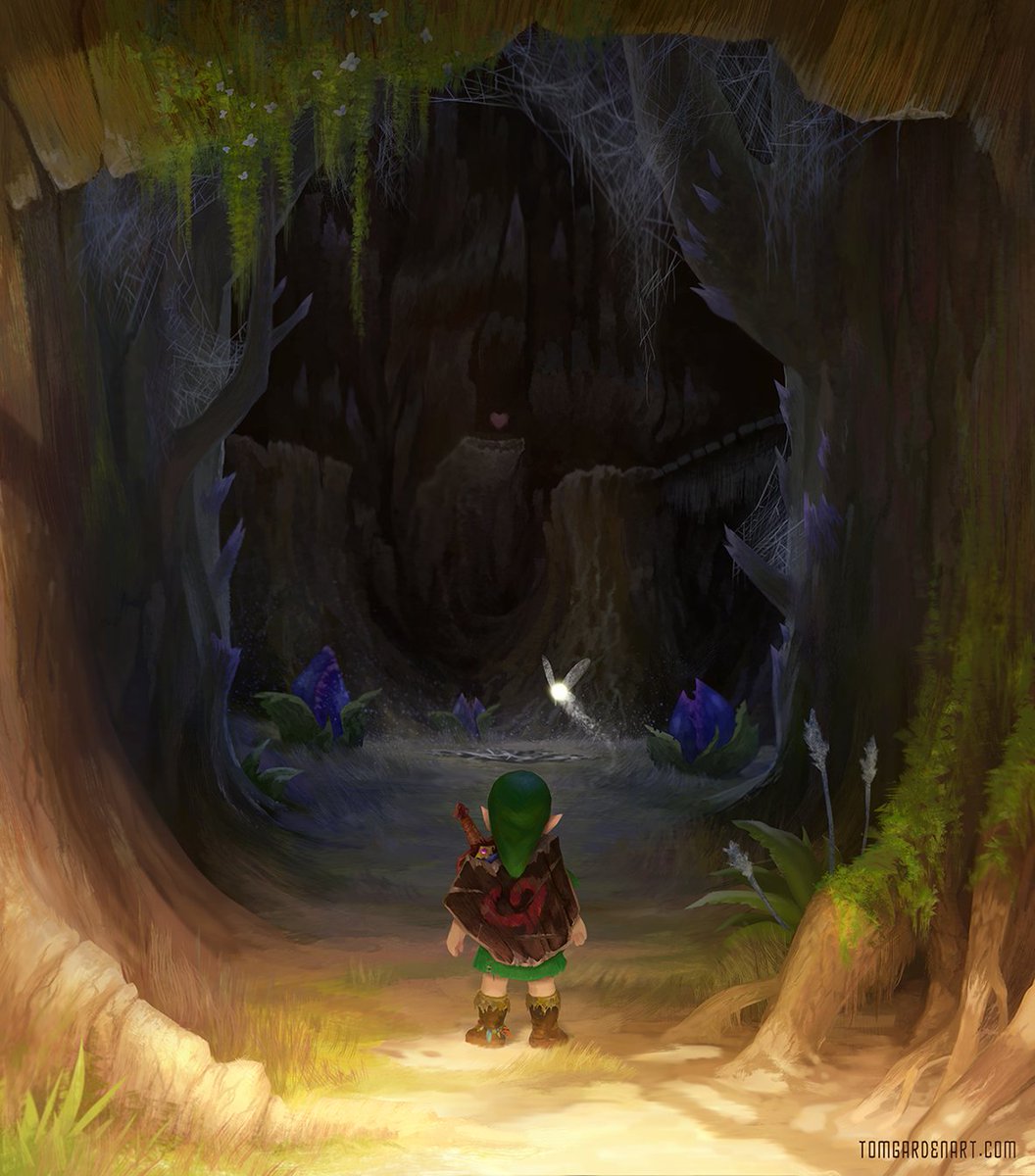 X 上的Nostella: Shouter of the Void🇵🇸🇺🇦：「The Great Deku Tree. The first  Dungeon from The Legend of Zelda: Ocarina of Time #oot #legendofzelda #link  #n64 #ocarinaoftime #nintendoart #nintendo #botw  /  X