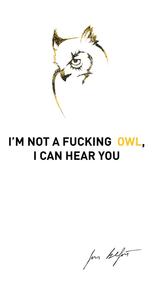 wolfofwallst's tweet photo. The perfect screensaver for people who have “selective hearing” 🐺 🦉 https://t.co/wbEp7yMpB5