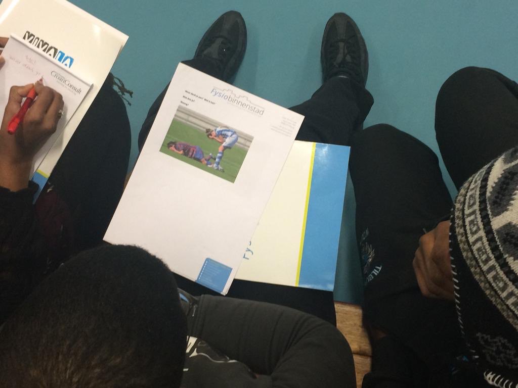 Tilburgse #citytrainer’s in spe  krijgen bijscholing in EHBSO! Super Dave en Lieske van #fysiobinnenstad Dank je wel!