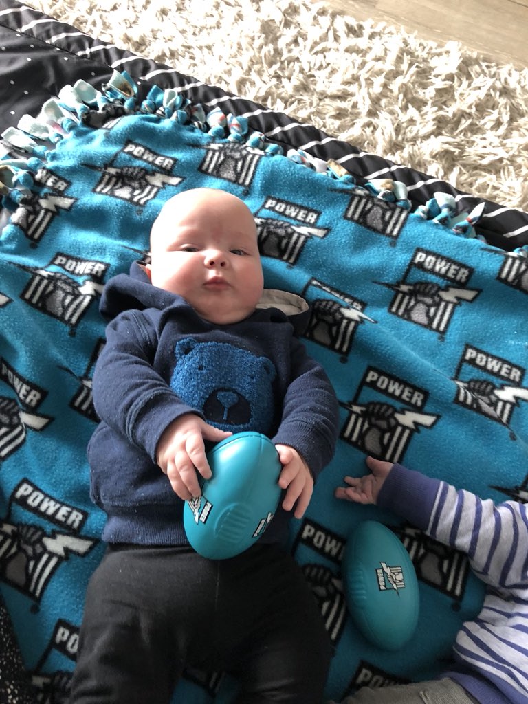 Delahney starting his pre season! Future <a href="/PAFC/">Port Adelaide FC</a> full forward!