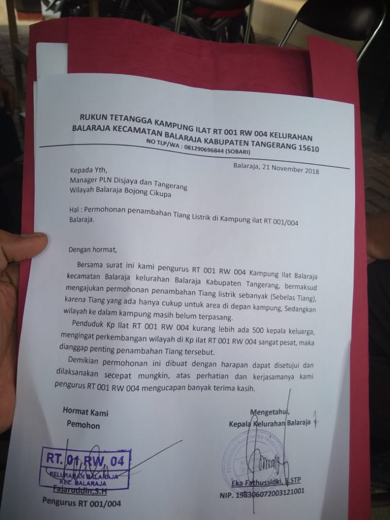 Fajar_uddinSH's tweet photo. Permohonan penambahan tiang listrik PLN https://t.co/CXDUlkOqaX