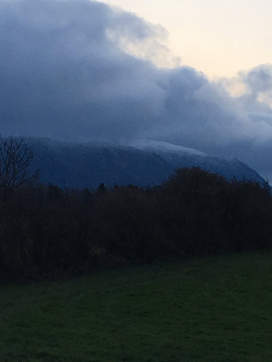 martmorrish's tweet photo. The view out of the office window this morning the first snow high up looking towards #Melbreak #Cumbria @bbcweather @BBCWthrWatchers https://t.co/YdM6BWyLlH