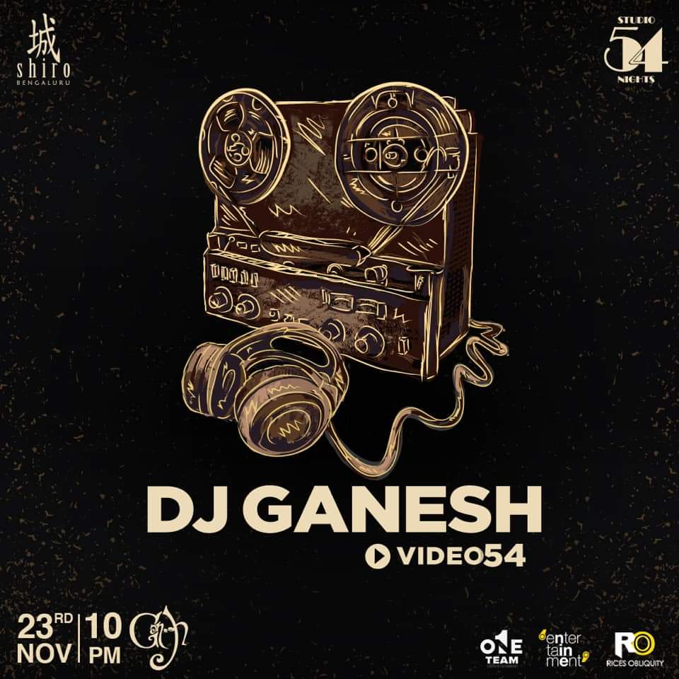 DJ Ganesh behind the console this Friday:)
#Studio54