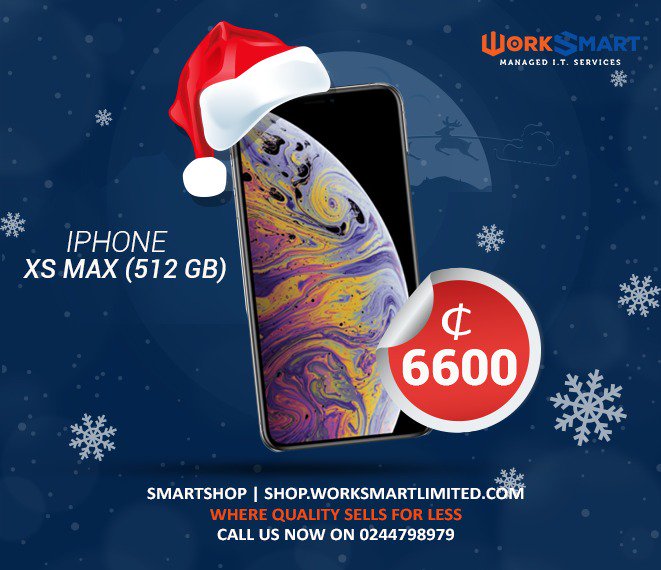 WorkSmartGh's tweet image. Buy your iphone XS Max this X'mas season at an affordable price. Call 0244798979
#iphones
#iPhoneXS
#Smartphones 
#Christmas