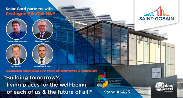 SolarGardME's tweet image. SOLAR GARD &amp;amp;  PENTAGON  FILMTEK UAE ARE NOW #PARTNERS, meet the team during the show! Meet the team @Big5Exhibition @saintgobain Stand #6A251

➡️ Read more: bit.ly/SolarGard-Pent…
➡️ Register Free Entry: thebig5.me/the-big5.html

#Pentagon #Filmtek #UAE #SolarGard #Partners