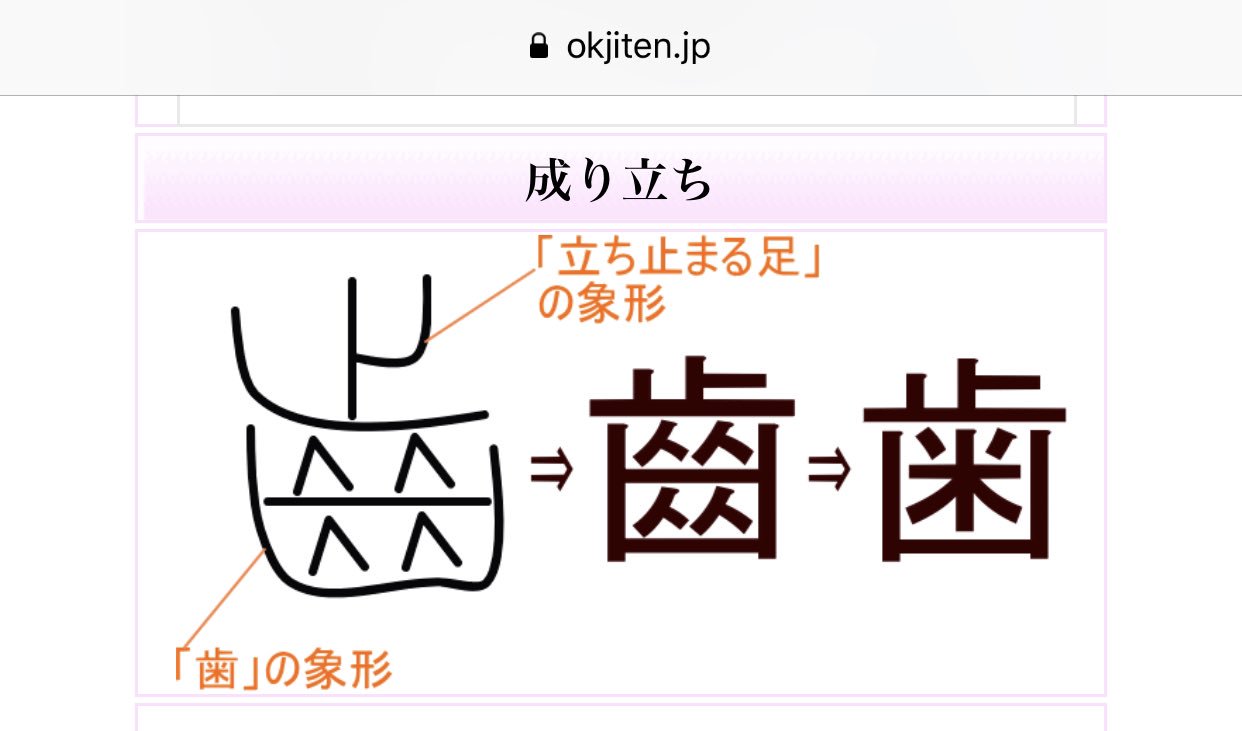 メイリ ファンクラブ開設 彡 やわふわボディ ふと変換しようとした時 知らない超難しい漢字が出てくるけど これなんだろ って心踊る 齒 これも 歯 の常用外漢字らしい 凄い見た目からして歯だもんなー 調べたらよくわかんないけど 歯だっ