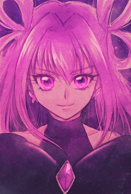 「前髪 紫」のTwitter画像/イラスト(古い順)