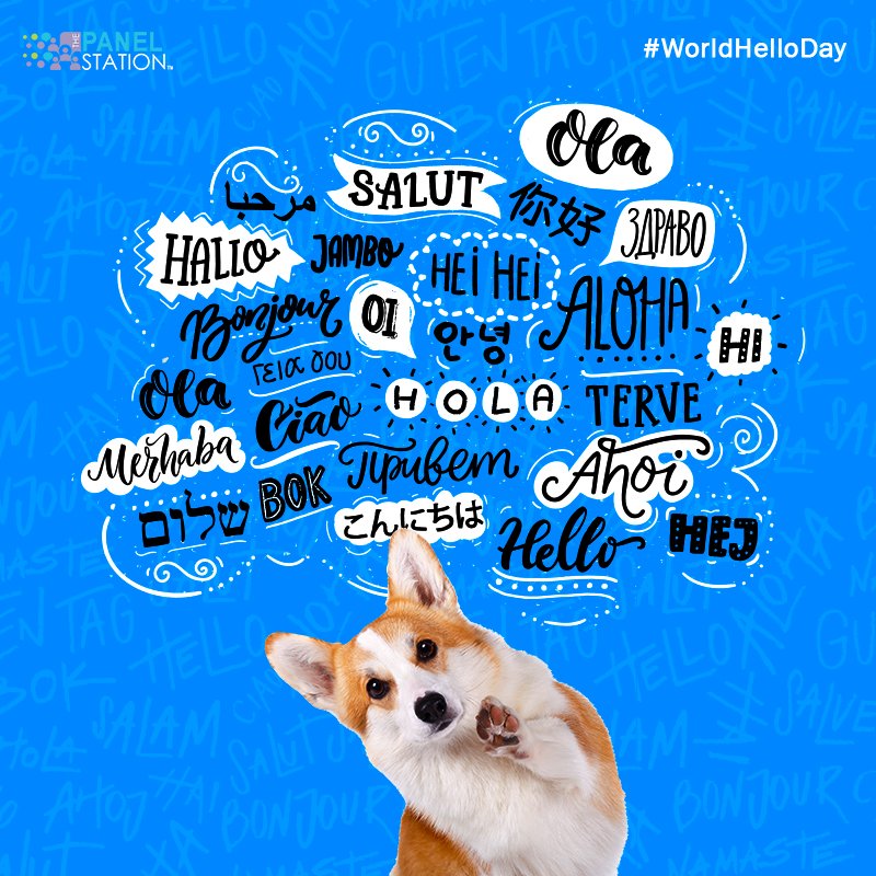 TPS_Brazil's tweet photo. #TPSWednesday
Começa com um simples olá, passe adiante!
.
.
#WorldHelloDay #SayHellow #Wednesday #WednesdayWisdom #TPSWednesday #ThePanelStation https://t.co/mR7uQJPNpX