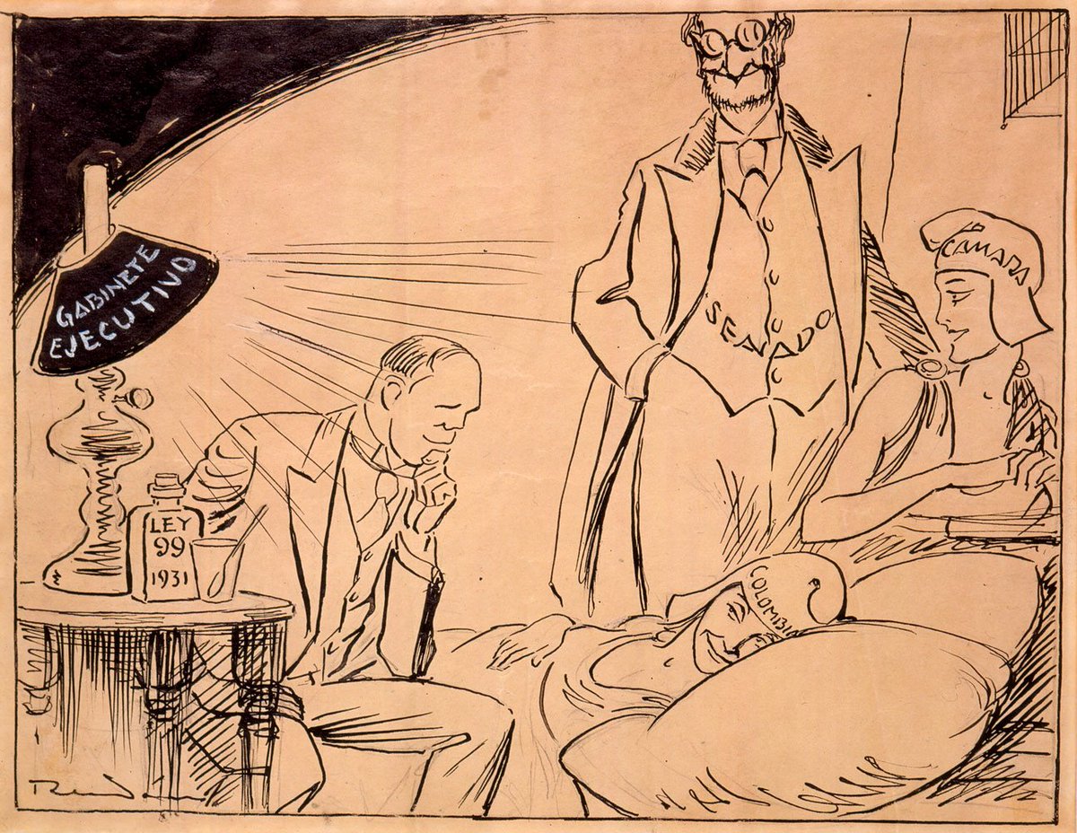 Ricardo Rendón (1894 - 1931), caricaturiste colombien 