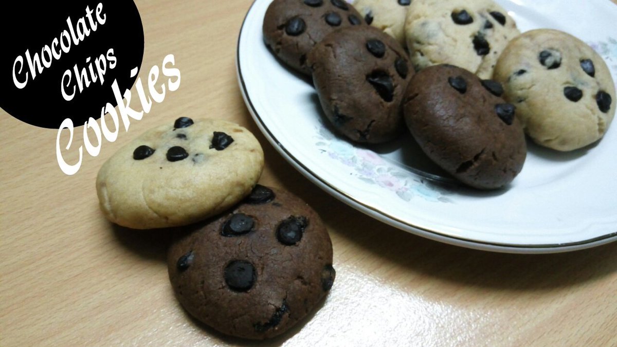 Eggless Chocolate chips cookies without oven
YouTube video....youtu.be/_59_K6nWPfU