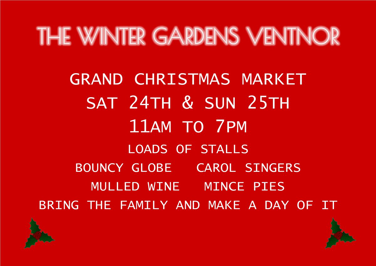 This Sat &amp; Sun is our Grand Christmas Market-loads of stalls, bouncy globe for the kids, hot chocolate, mulled wine, mince pies, brasserie open from 9.30am - why not book in for breakfast or Sunday Lunch and make a day of it with the family #itsbeginningtolookalotlikechristmas