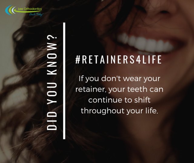 OrthodonticsLee's tweet image. Remember - retainers are our friends, not our enemies.  #Retainers4Life #Orthodontics