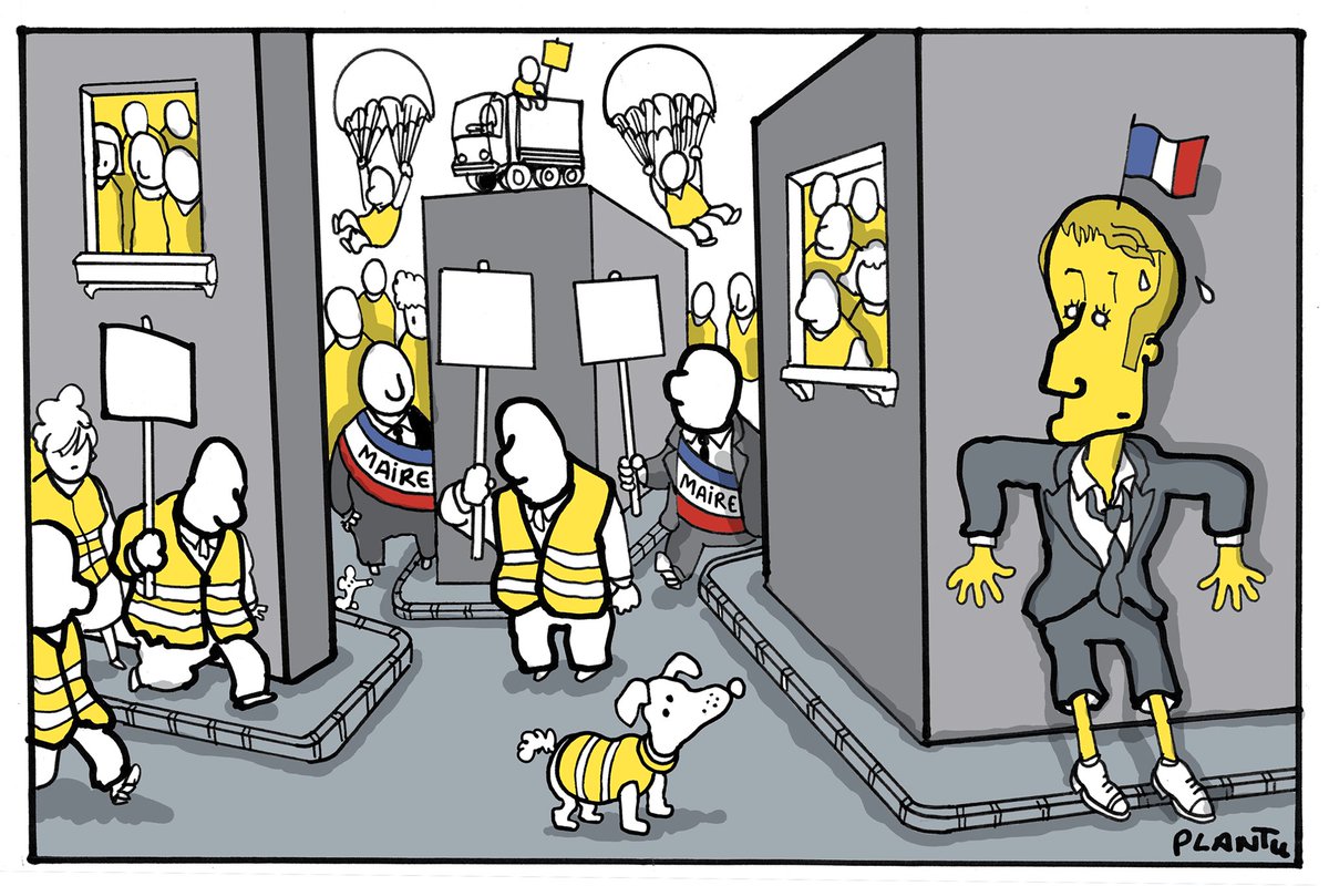 Plantu On Twitter Les Gilets Jaunes Les Maires Etc Le