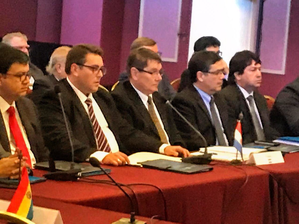 dinatranpy's tweet photo. Inicia la LIV Reunión Ordinaria del SGT N° 5 “Transporte del Mercosur” en Montevideo Uruguay con la presencia del director nacional @jjvidalbonin y sus Directores Generales. Por el sector privada la #CAPATIC y la #AGETRAPAR https://t.co/Fv4ENIlslz