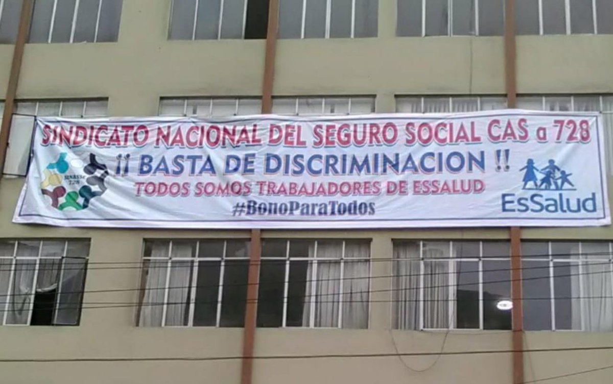 AnaReyesM2003's tweet photo. @EsSaludPeru #NoMasDiscriminacion a trabajadores @Cas_a_728 al no ser considerados en los beneficios el #ConsejoDirectivo debe brindar un trato de igualdad y #Fonafe Aprobar los beneficios a los #Cas son trabajadores  #EsSalud que tambien producimos y aportamos @FioreMolinelli https://t.co/chtjaqQc1R
