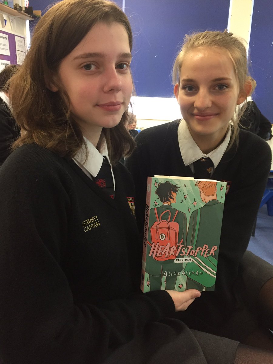 Thank you <a href="/AliceOseman/">Alice Oseman Updates</a> for the copy of Heartstopper. All of diversity club can't wait to read it.