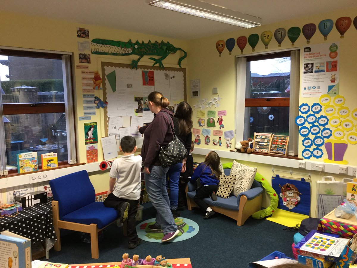 AberlemnoPS's tweet image. P1-3 hosted a Literacy event with parents this morning.  We shared learning linked to SBT books.  We even had a special visitor to gift us our bags of treats!  #BookWeekScotland #Forfarlibrary