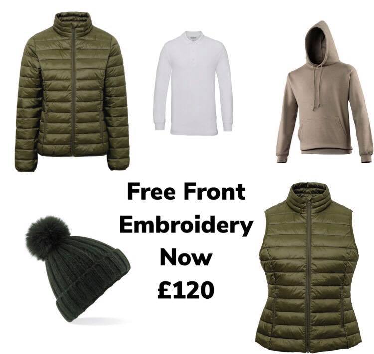 Embroidered bundle for these colder days <a href="/OurHereford/">#HerefordHour</a>