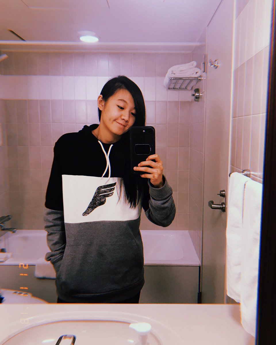 kat_dj's tweet photo. Bathroom selfie before another adventure begins πΉ #TAFPH #sportwithstyle https://t.co/F463CEWPb4