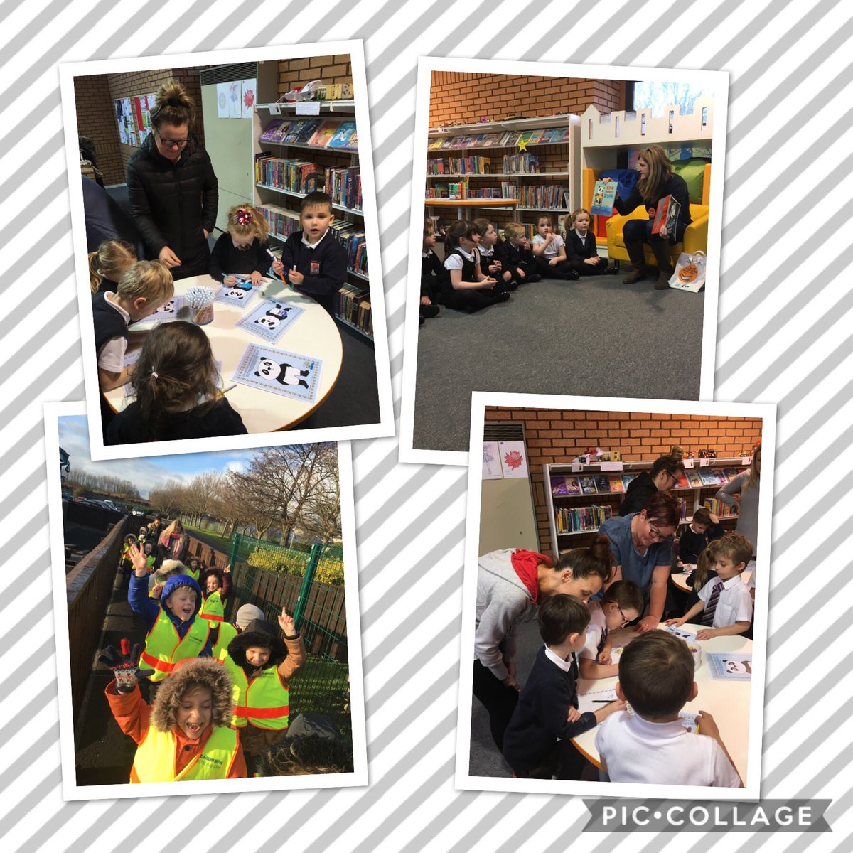 BlacklandsPS's tweet photo. 📚 Primary one kicked off #ScottishBookWeek by visiting the library yesterday! They were gifted with their new @Bookbug_SBT bags to share with families! #cantwait #readingforpleasure #thankyou #superhelpers https://t.co/T2b40vYrmc