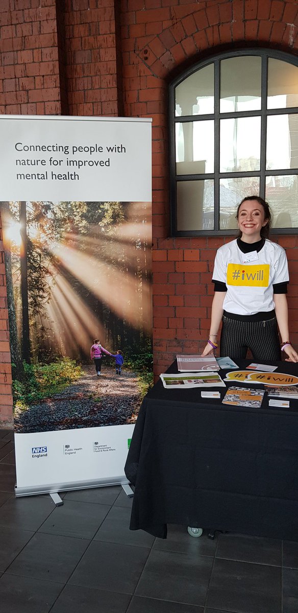 Our amazing #iwill Ambassador @LucyAur doing us proud promoting @iwill_campaign #iwill4nature and @DefraGovUK #YearofGreenAction in 2019 at the #UKSFN18 conference. Lots of interest and discussion! #youthvoice #Youth4Biodiversity #naturelover #MentalHealthAwareness #nature4health