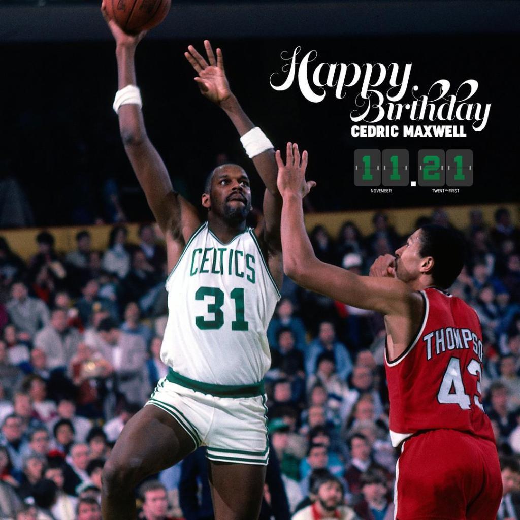 Happy Birthday Legend, Broadcaster and 2x NBA champ Cedric Maxwell  