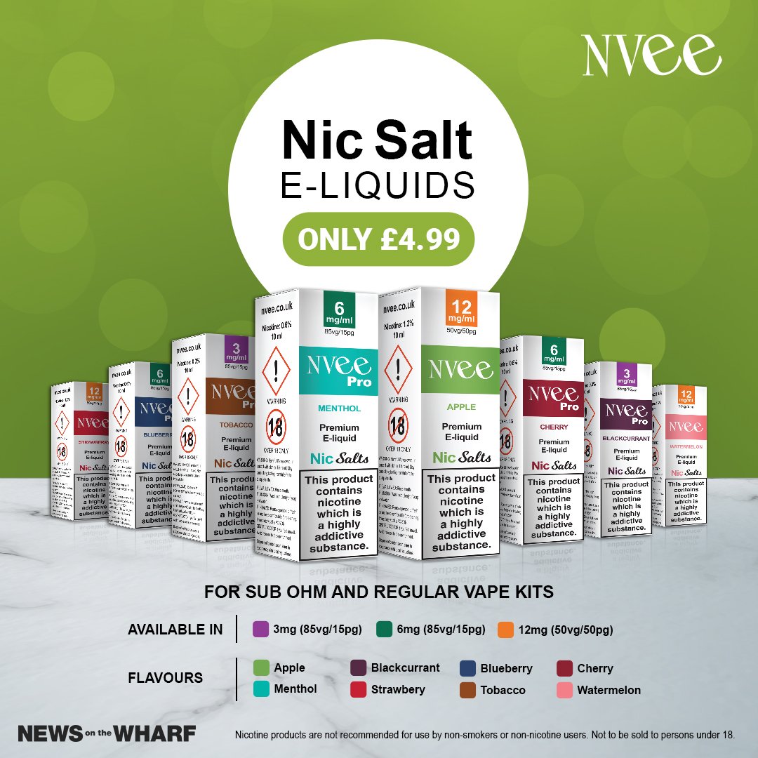 NEWSontheWHARF's tweet photo. NVee Vape kits are stylish, durable, compact, easy to use and affordable. Now available in all NEWS on the WHARF stores #vape #vapes #vapejuice #vapelife. https://t.co/dVJXvLEOlA