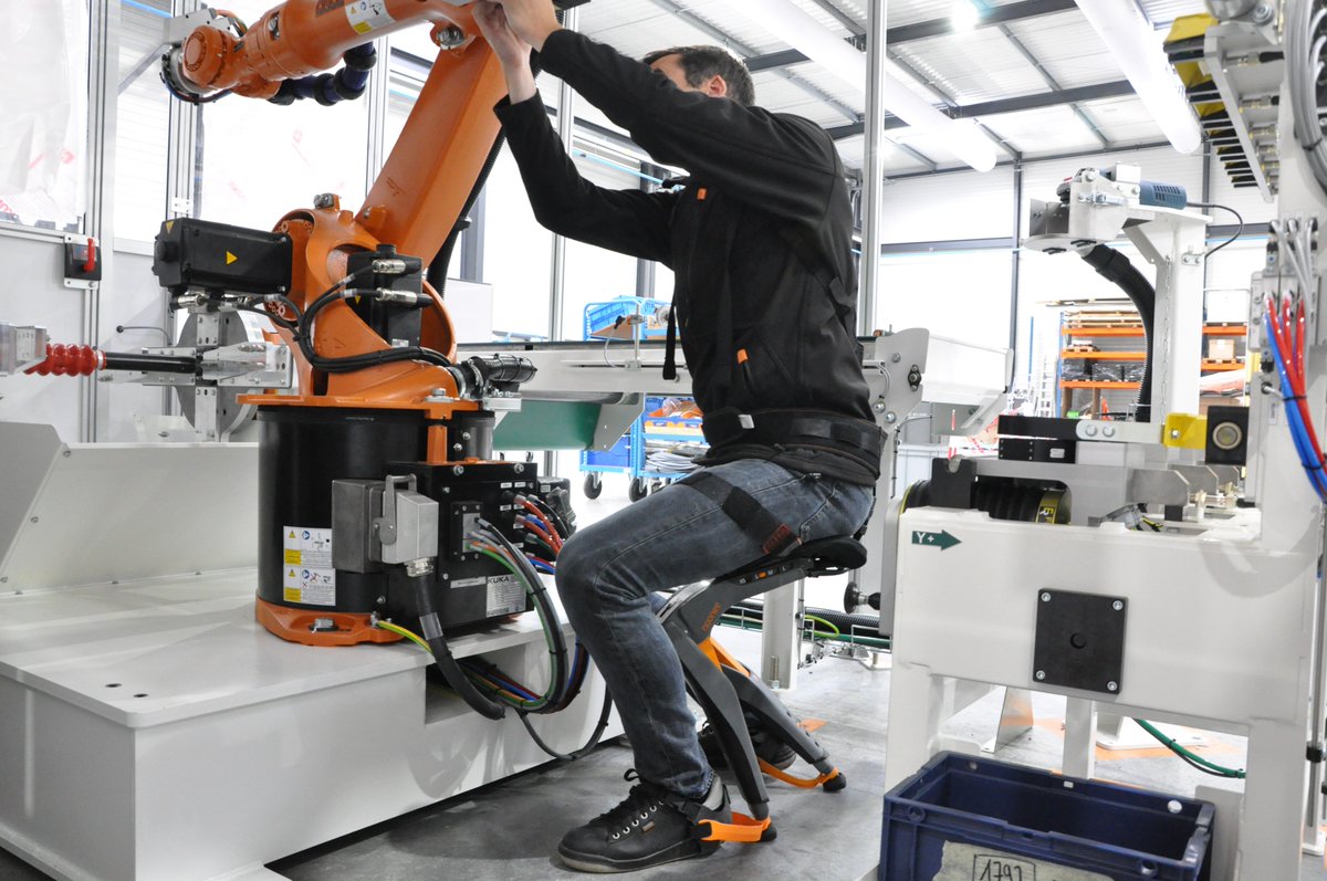 Comment l'ergosquelette va soulager les ouvriers avec les solutions <a href="/GobioRobot/">GOBIO - Europe Technologies</a> de notre filiale GEBE2 lemag.bureauveritas.fr/robotisation-r…