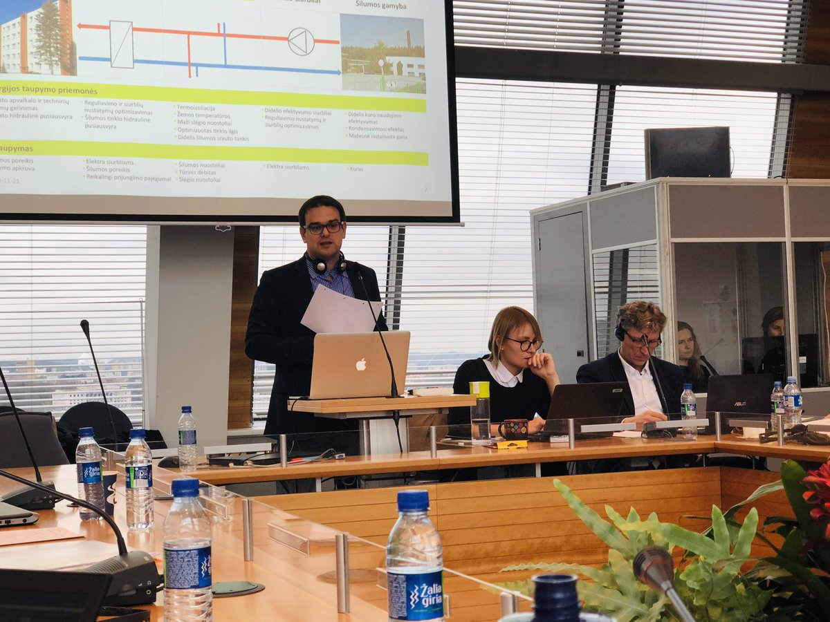 Happening now: 5th Training of Managers for Urban Redevelopment in Lithuania. Representatives from 20 municipalities exchanging with urban development experts <a href="/gtdknut/">Knut Hoeller</a> <a href="/EUKI_Climate/">European Climate Initiative</a> #Climatechange