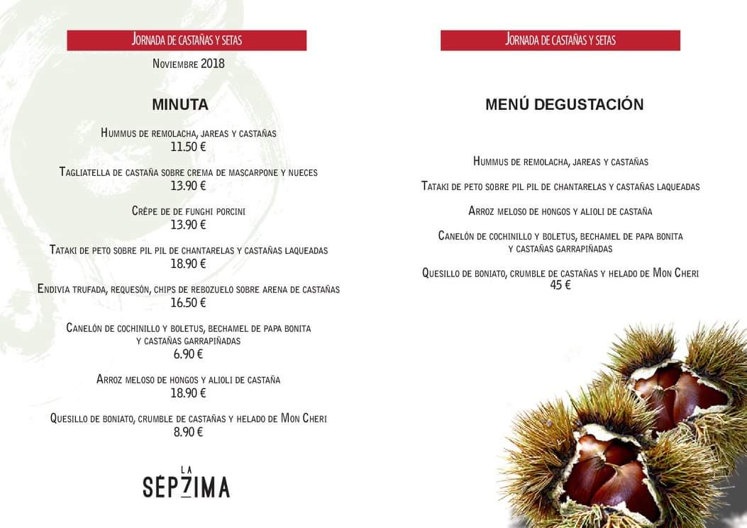 ♨️
¿Estás aprovechando la #blackfridayweek en <a href="/elcorteingles/">El Corte Inglés</a>? Date un homenaje en La Séptima. Hasta el día 24 estamos celebrando las Jornadas de castañas y setas 🌰🍄 con una carta de temporada diseñada por Pau Bermejo

☎️ 922 53 60 24
#comerentenerife #Canarias #Gastronomía