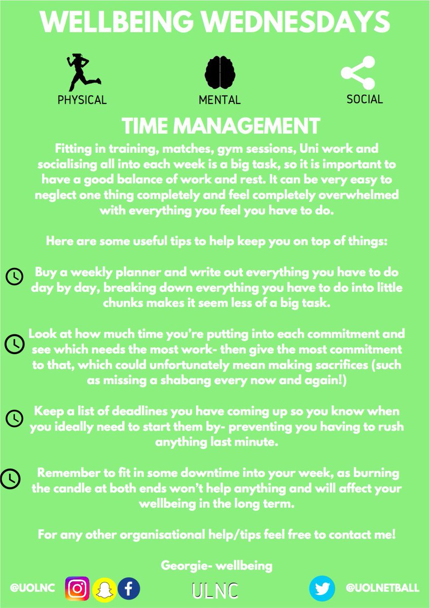Ulnc On Twitter This Weeks Well Being Wednesday Is About - 