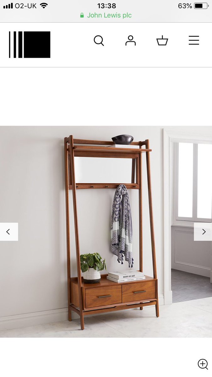 In love with a hallway coat rack that I cannot afford