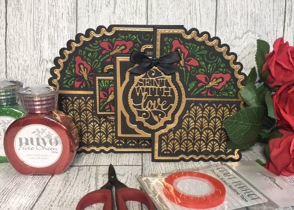 Jodietonic's tweet photo. Join me Saturday the 24th @hochanda_tv @TonicStudiosUS @tonicstudios from 6pm. Launch of the new butterfly Tuxedo and staggered stepper https://t.co/SNExYbrNcP