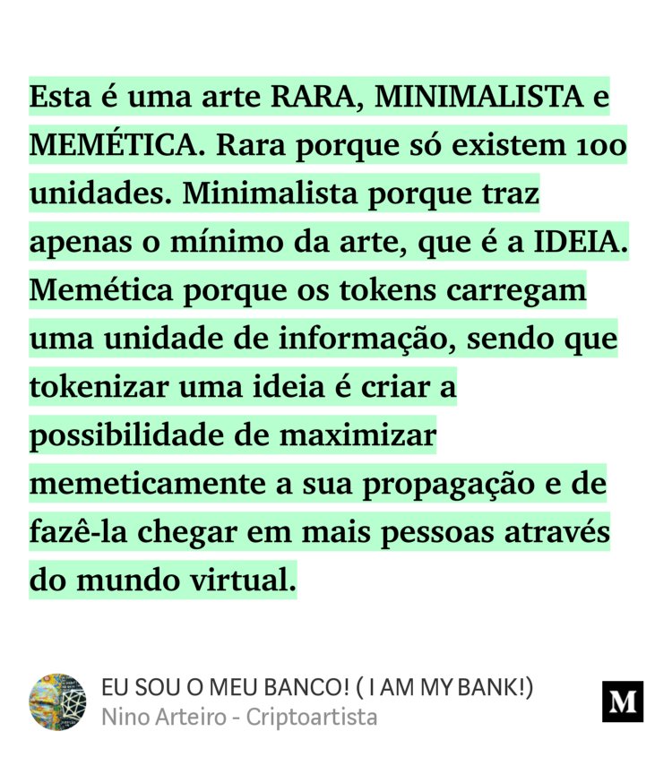 NinoArtCripto's tweet image. "This is a RARE, MINIMALIST and MEMETIC art. Rare because there are only 100 units. Minimalist because it brings only the minimum of art: the IDEA. Memetic because tokens carry a unit of information, and tokenize an idea is to create the possibility of maximizing…" #coloredpaper